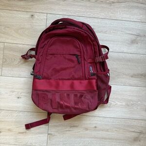 PINK Victoria's Secret Burgundy Backpack